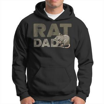 Vintage Distressed Rat Dad Hoodie - Seseable