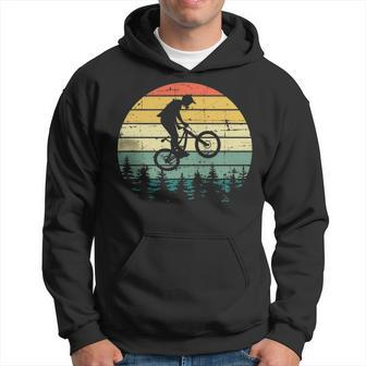 Vintage Downhill Mtb Mountain Bike V2 Hoodie - Seseable