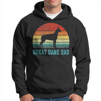 Vintage Great Dane Dad - Dog Lover Hoodie - Seseable