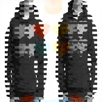 Vintage Hearts Cool Retro Valentines Day Gift Tee Hoodie | Mazezy