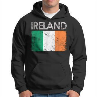 Vintage Ireland Irish Flag Pride Gift Hoodie - Seseable