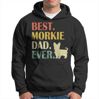 Vintage Mens Best Morkie Dog Dad Ever Fathers Day Gifts Hoodie | Mazezy