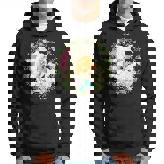Vintage Pink Santa Claus Pink Christmas Design V4 Men Hoodie Graphic Print Hooded Sweatshirt - Seseable