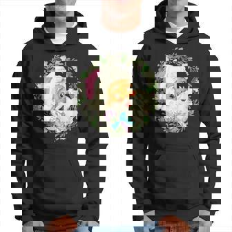 Vintage Pink Santa Claus Pink Christmas Design V5 Men Hoodie Graphic Print Hooded Sweatshirt - Seseable