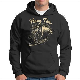 Vintage Surfing Moses Hang Ten Hoodie - Seseable
