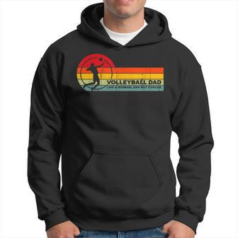Volleyball Dad Like Normal But Cooler - Funny Volleyball Dad Hoodie - Seseable