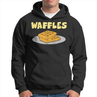Waffles Matching For Couples And Best Friends Hoodie - Seseable