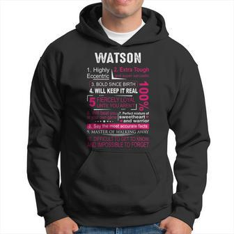 Watson Name Gift Watson V3 Hoodie - Seseable