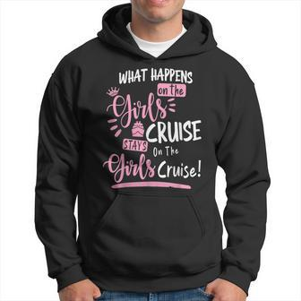 What Happens On The Cruise Stays On The Cruise Girls Weekend Hoodie | Mazezy