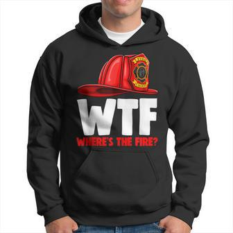 Wheres The Fire Chief Fire Fighters Love Hoodie - Seseable