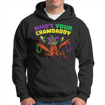 Whos Your Crawdaddy Crawfish Jester Beads Mardi Gras V2 Men Hoodie - Thegiftio UK