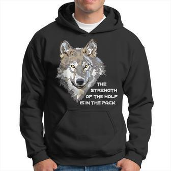 Wolf Pack - The Strength Of The Wolf Is In The Pack Hoodie - Seseable