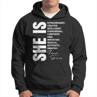Woman Affirmation Junenth Freedom Day Black History Month Hoodie | Mazezy CA
