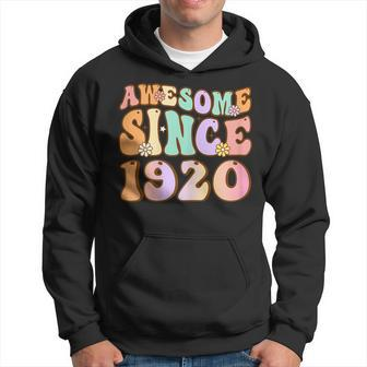 Womens 103 Year Old Awesome Since 1920 103Rd Birthday Gifts For Hoodie - Seseable
