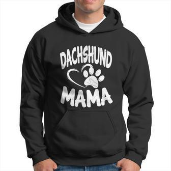 Womens Daschund Mama Tshirt Dog Doxie Mom Weiner Owner Gifts Tee Hoodie - Monsterry
