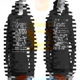 Womens Stepping Into My January Birthday With Gods Grace And Mercy Hoodie - Thegiftio