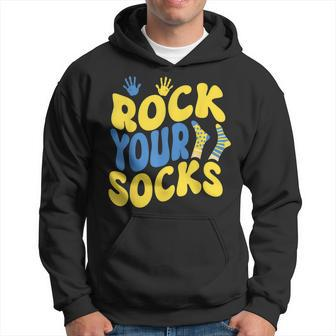 World Down Syndrome Day T Rock Your Socks Groovy Hoodie | Mazezy DE