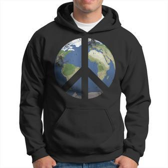 World Peace Earth Day Awareness Celebration Peace On Earth Hoodie | Mazezy