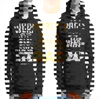 Worlds Best Gold Retriever Dad Funny Cute Dog Lover Gift For Mens Hoodie | Mazezy