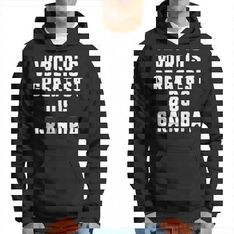 Worlds Greatest Dog Grandpa Funny Gift Christmas Hoodie | Mazezy