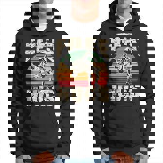 Wrestling - Funny Free Hugs Wrestling Men Hoodie Graphic Print Hooded Sweatshirt - Thegiftio UK