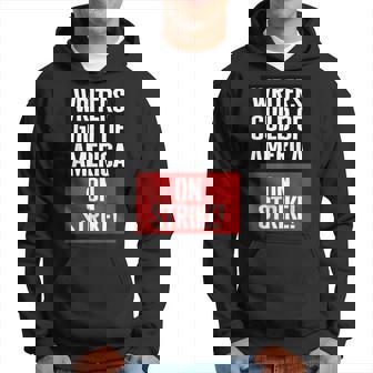 Write For Rights Writers Guild On Strike Anti Ai Chatbot Wga Hoodie | Mazezy