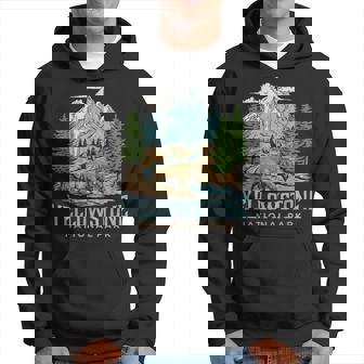 Yellowstone Us National Park Wolf Bison Bear Vintage Gift Hoodie | Seseable CA