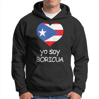 Yo Soy Boricua I Am Puerto Rican Puerto Rico Flag Hoodie | Mazezy