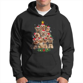 Yorkie Christmas Tree Funny Xmas Gifts For Yorkie Dog Lover Tshirt Hoodie - Monsterry AU