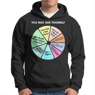You May Ask Yourself 80S Music Retro Lyrics Pie Chart Hoodie - Seseable