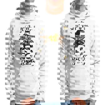 12Th Birthday Decorations Girl Messy Bun 12 Years Old Bday Hoodie | Mazezy