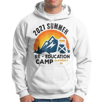 2021 Summer Reeducation Camp Military Reeducate Funny Gift Hoodie | Mazezy