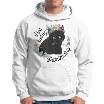 Not In Today Patriarchy Feminist Feminism Equality Equal  Men Hoodie Graphic Print Hooded Sweatshirt