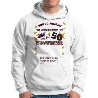 50 Geburtstag Herren Und 50 Geburtstag Mann Gästebuch Hoodie - Seseable