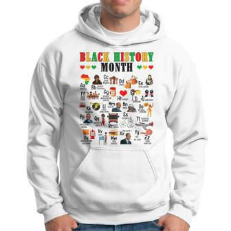 Abcs Of Black History Month Bhm Blm Black Lives Matter Pride Hoodie | Mazezy