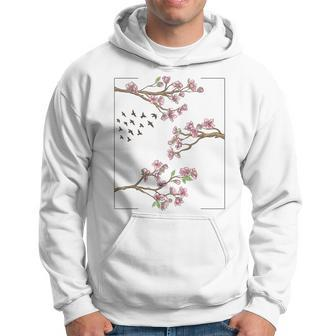 Aesthetic Japanese Style Cherry Blossom Tree Sakura Japan Hoodie | Mazezy UK