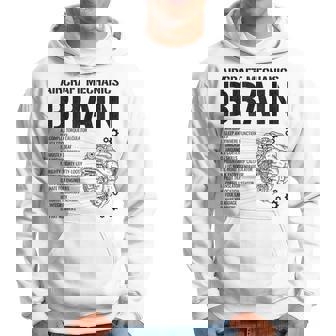 Aircraft Mechanic Brain Aircraft Mechanic Hoodie | Mazezy