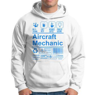 Aircraft Mechanic | Cute Aircraft Work Wear Gift Hoodie | Mazezy