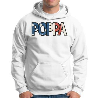 All American Poppa Patriotic July 4Th Fathers Day Gift Hoodie | Mazezy