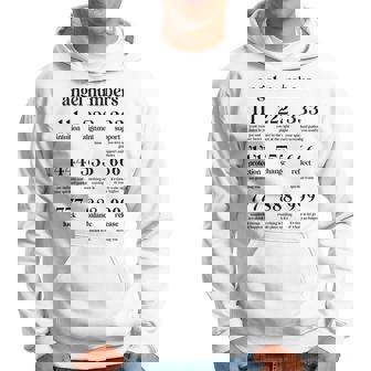 Angel-Numbers Aesthetic Numerology Vintage Retro Hoodie | Mazezy