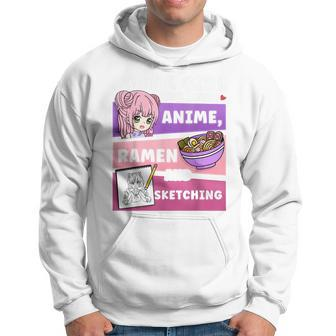 Anime Just A Girl Who Loves Anime Ramen And Sketching Hoodie | Mazezy AU