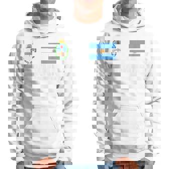 Argentina Soccer Ball Flag Jersey Argentinian Men Hoodie Graphic Print Hooded Sweatshirt | Seseable UK
