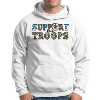 Armed Forces Day Support Our Troops Army Veteran Day Hoodie - Seseable