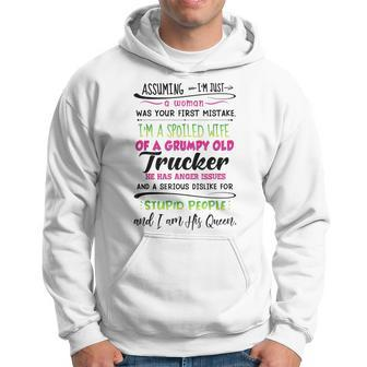 Assuming Im Just A Woman Was Your First Mistake Im A Hoodie - Thegiftio UK