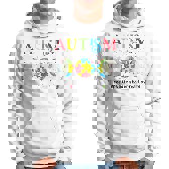 Autism Awareness Month Day Accept Understand Love Aware Hoodie | Mazezy