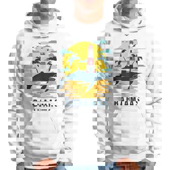 Bahamas Whale Elbow Cay Nautical Striped Lighthouse Men Hoodie - Thegiftio UK