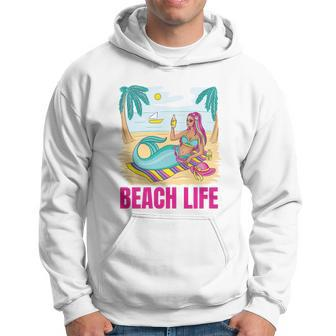 Beach Life Mermaid Hoodie - Thegiftio UK