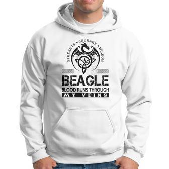 Beagle Blood Runs Through My Veins V2 Hoodie - Seseable
