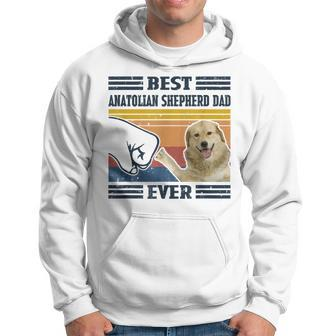 Best Anatolian Shepherd Dog Dad Ever Bump Fit Funny Dog Hoodie - Seseable