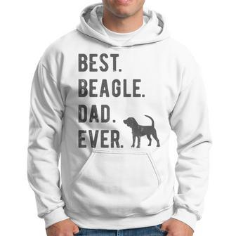 Best Beagle Dad Ever Funny Beagle Dog Lovers Dad Gift Gift For Mens Hoodie - Seseable